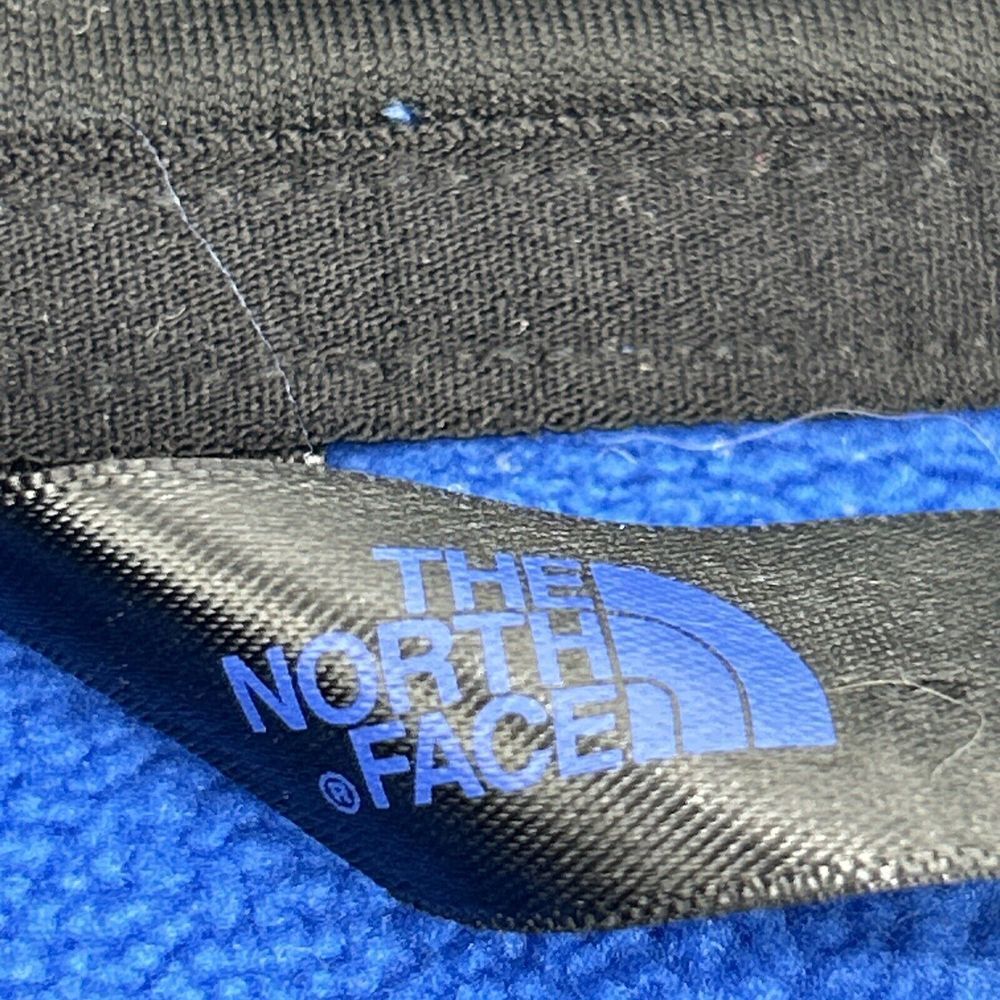 The North Face Hoodie Men XL‎ Blue Pullover Pocket Big Logo Fleece Sweatshirt - Picture 5 of 13